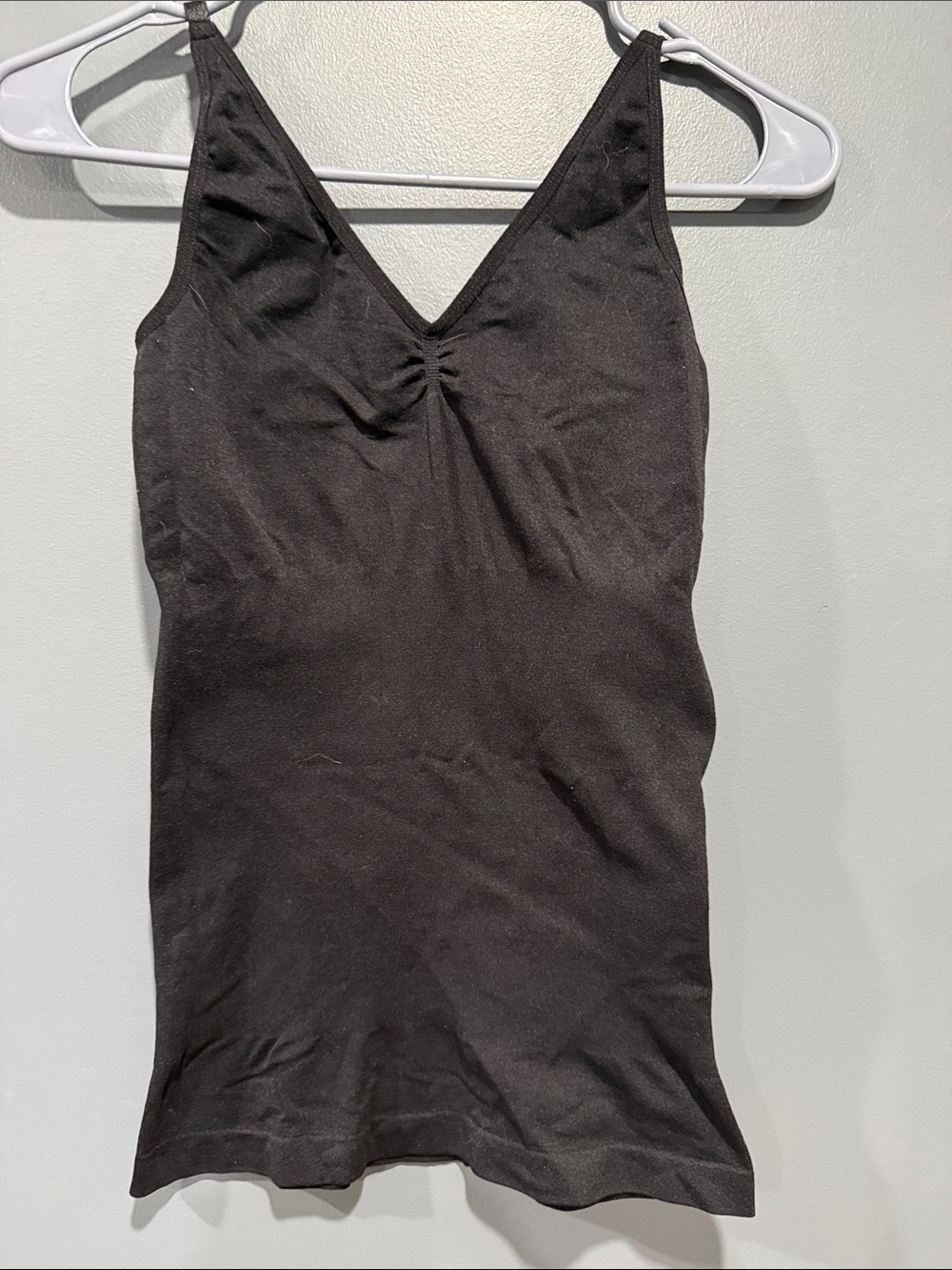 Marilyn Monroe Black V-Neck Slim Ribbed Camisole